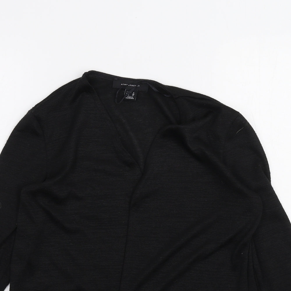 Womens UK Size 4 Atmosphere Black Cardigan Jumper