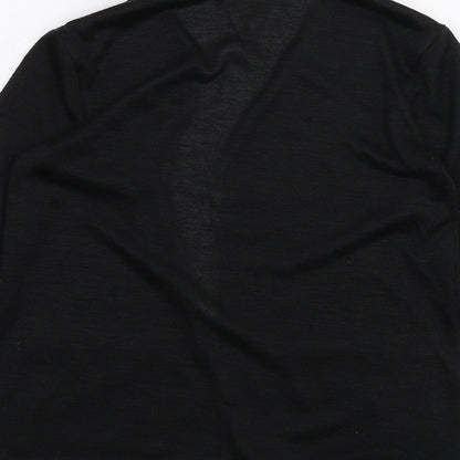 Womens UK Size 4 Atmosphere Black Cardigan Jumper