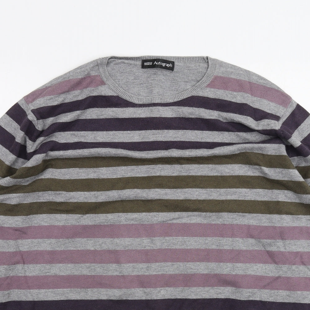 Womens UK Size L Marks and Spencer Grey Pullover Jumper