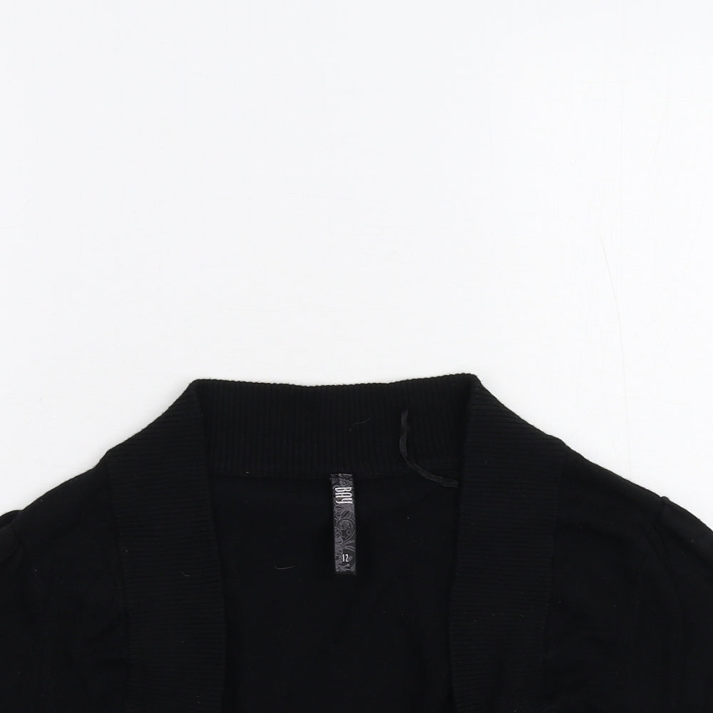 Bay Womens Black   Cardigan Jumper Size 12