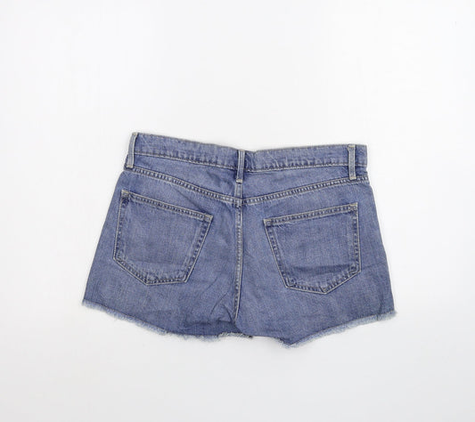 Gap Mens Blue  Denim Cargo Shorts Size 28 in