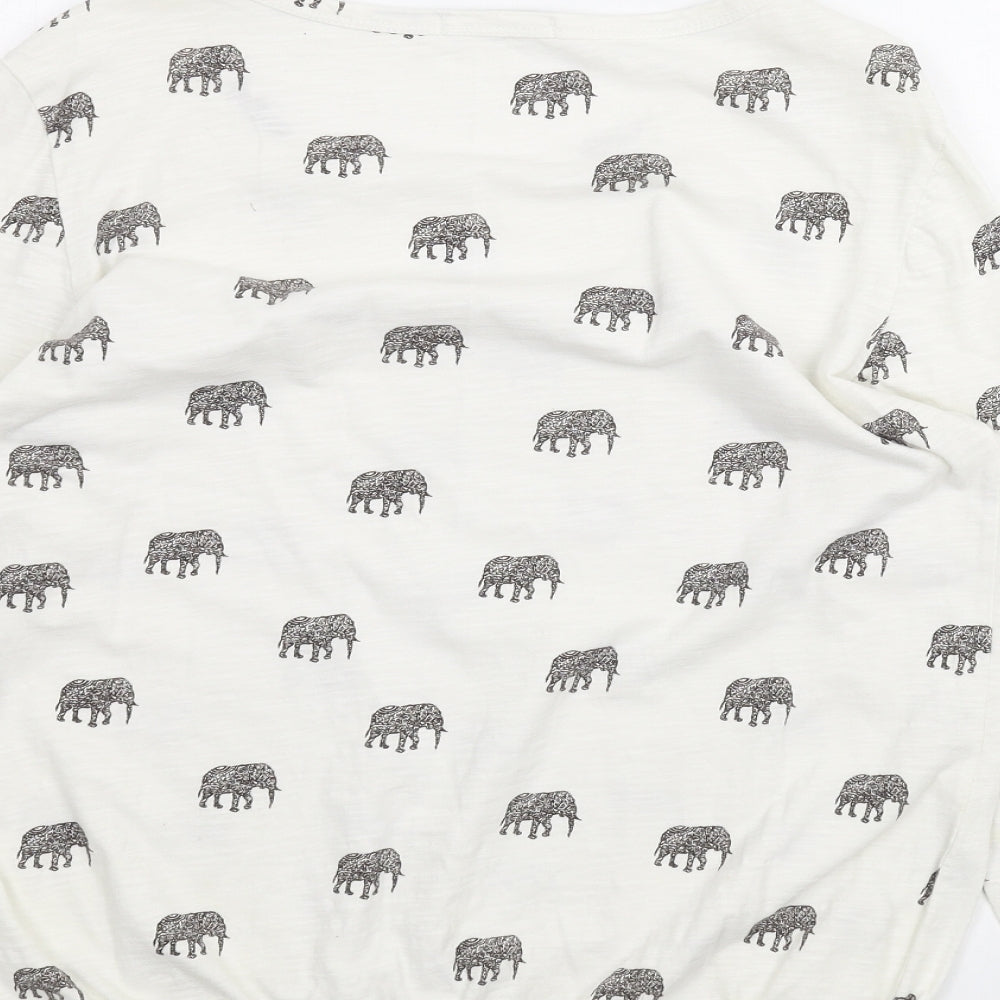 TRS Womens White   Basic T-Shirt Size 12