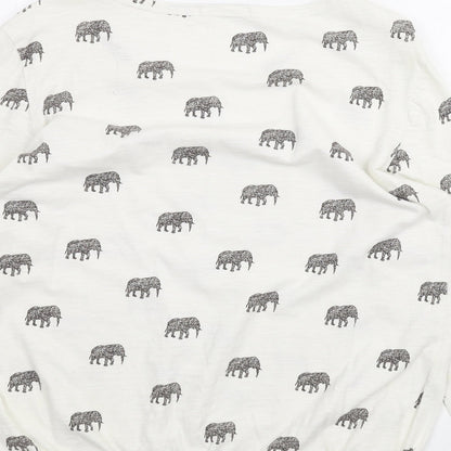 TRS Womens White   Basic T-Shirt Size 12