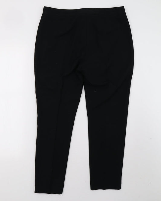 Womens UK Size 14 Marks and Spencer Regular Fit  Black Trousers