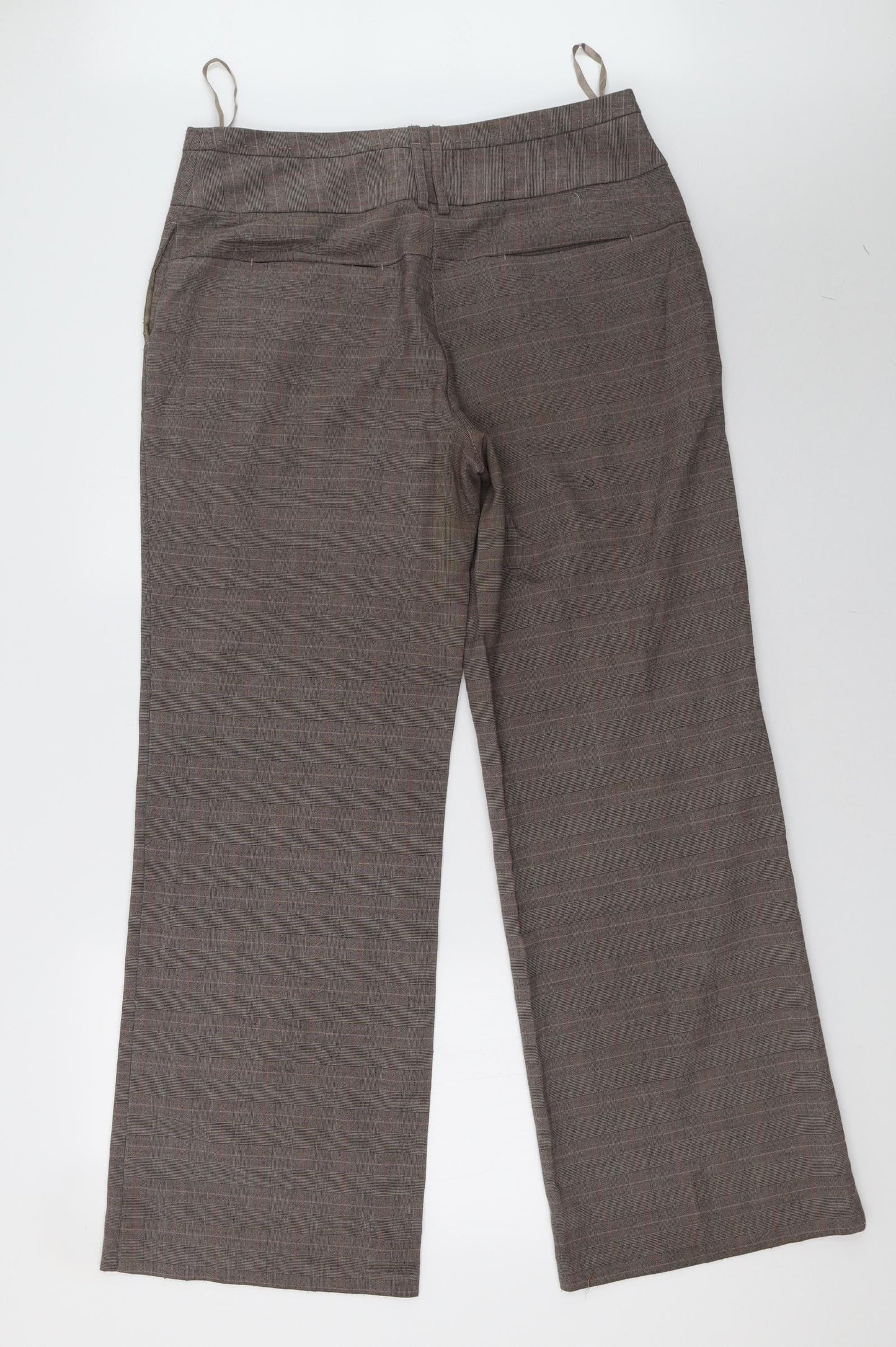Womens UK Size 14 Marks and Spencer Regular Fit  Brown Trousers