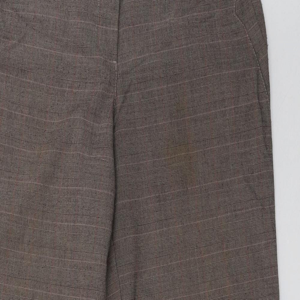 Womens UK Size 14 Marks and Spencer Regular Fit  Brown Trousers