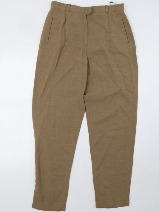 Gerry Weber Womens Brown   Trousers  Size 10 L31 in