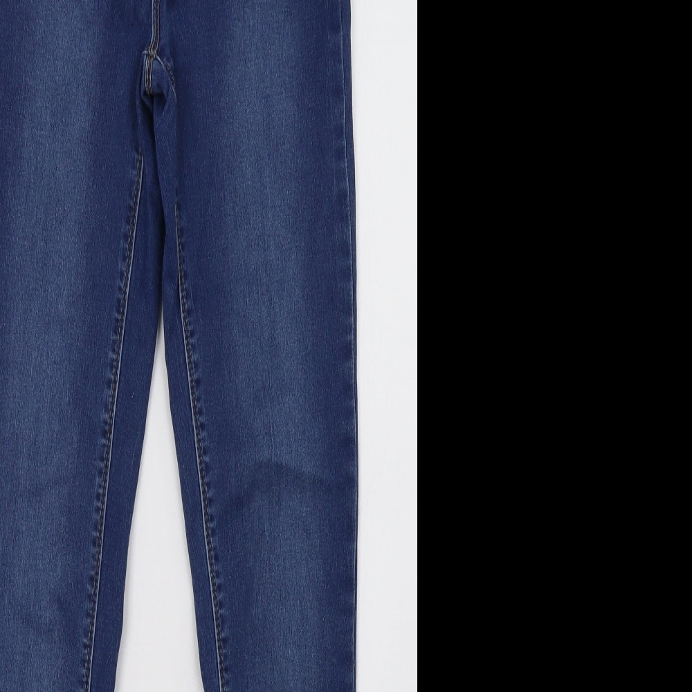 New Look Womens Blue  Denim Jegging Jeans Size 12 L31 in