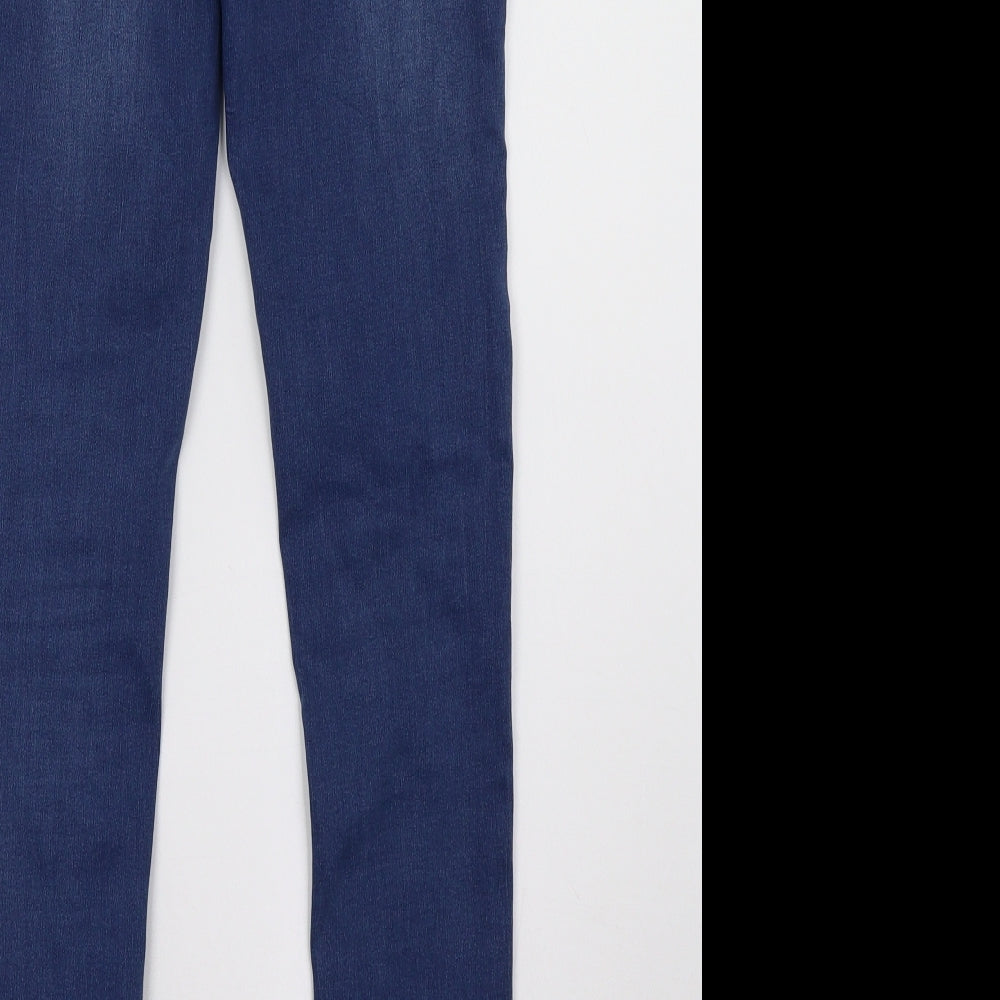 New Look Womens Blue  Denim Jegging Jeans Size 12 L31 in