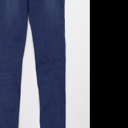 New Look Womens Blue  Denim Jegging Jeans Size 12 L31 in