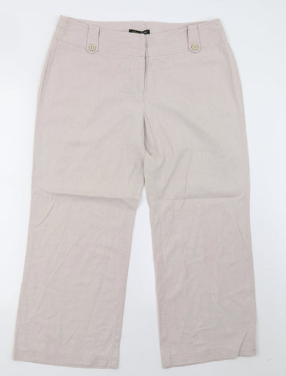 George Womens Pink   Trousers  Size 14 L26 in