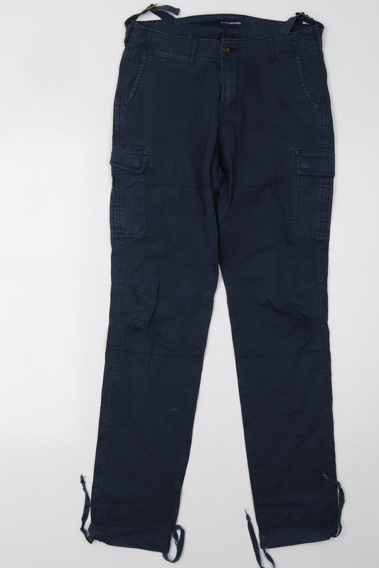 charles vogele Womens Blue   Trousers  Size 10 L30 in