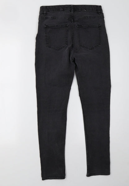 Womens UK Size 8 H&M Regular Fit  Grey Trousers