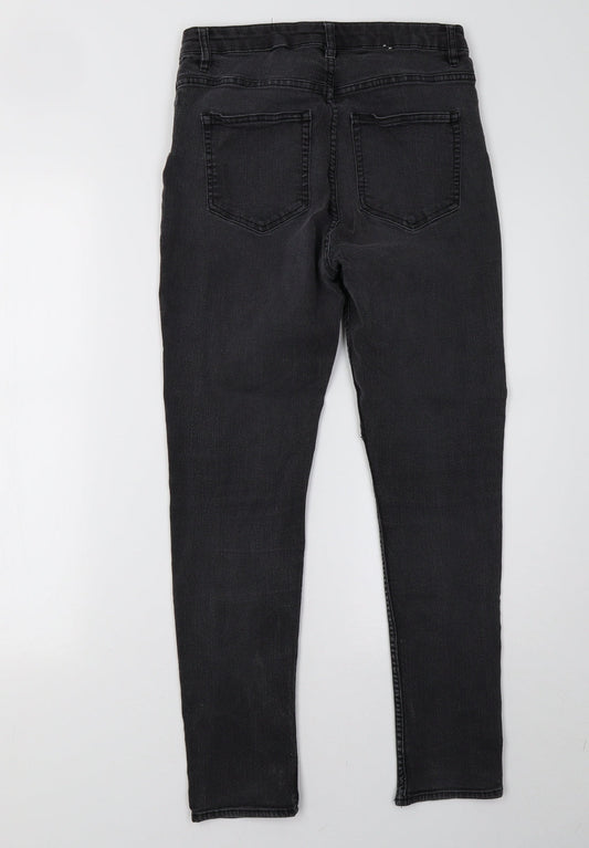 Womens UK Size 8 H&M Regular Fit  Grey Trousers