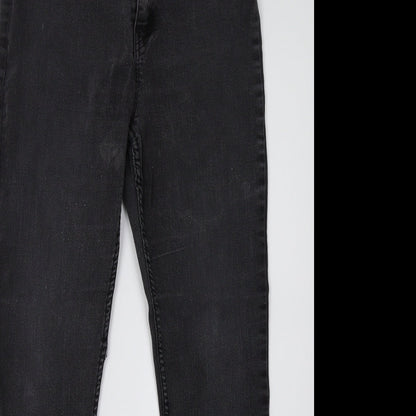 Womens UK Size 8 H&M Regular Fit  Grey Trousers