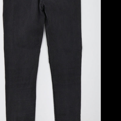 Womens UK Size 8 H&M Regular Fit  Grey Trousers