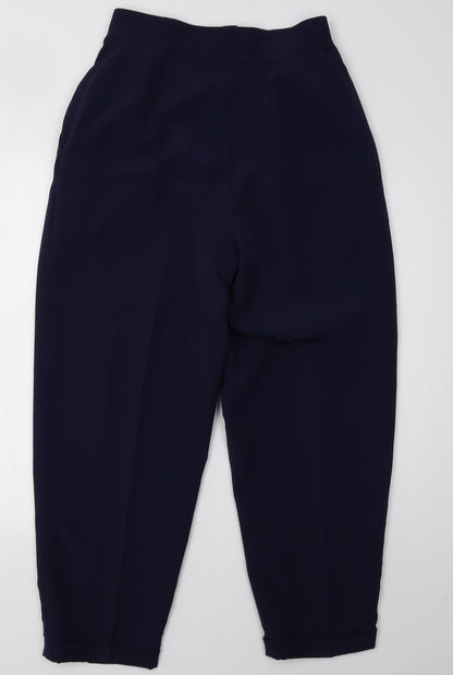 lenvol Womens Blue   Trousers  Size 8 L29 in