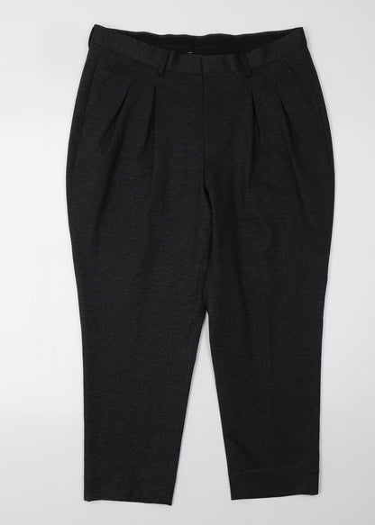 Womens UK Size 12 ASOS Regular Fit  Grey Trousers