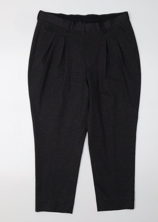 Womens UK Size 12 ASOS Regular Fit  Grey Trousers