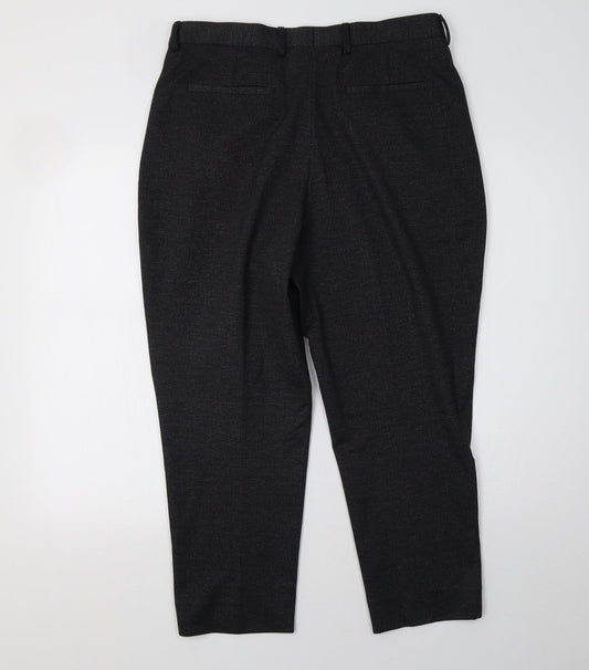 Womens UK Size 12 ASOS Regular Fit  Grey Trousers