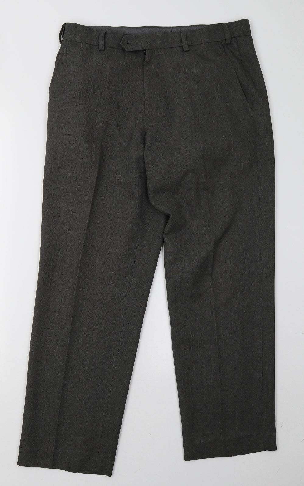 Marks and Spencer Mens Grey   Trousers  Size 32 L29 in