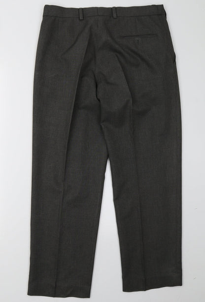 Marks and Spencer Mens Grey   Trousers  Size 32 L29 in
