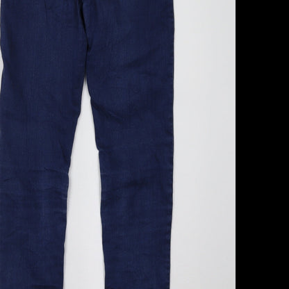 Womens UK Size 10 In Extenso Regular Fit Skinny Blue Jeans