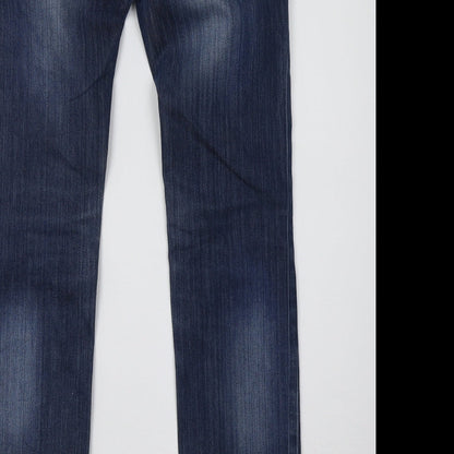 your Womens Blue  Denim Skinny Jeans Size 6 L28 in