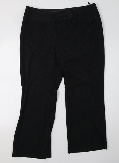 Womens UK Size 16 Marks and Spencer Regular Fit  Grey Trousers