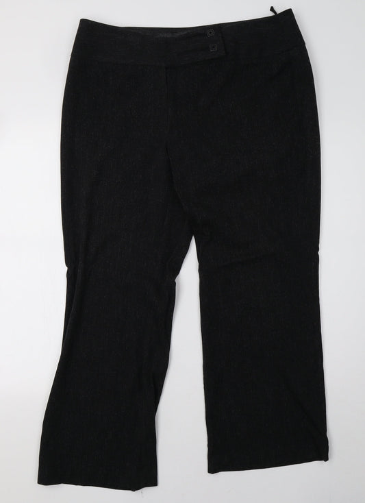 Womens UK Size 16 Marks and Spencer Regular Fit  Grey Trousers