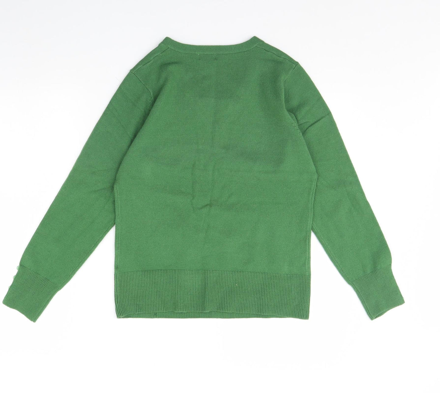 Womens UK Size M Filati Green Pullover Jumper