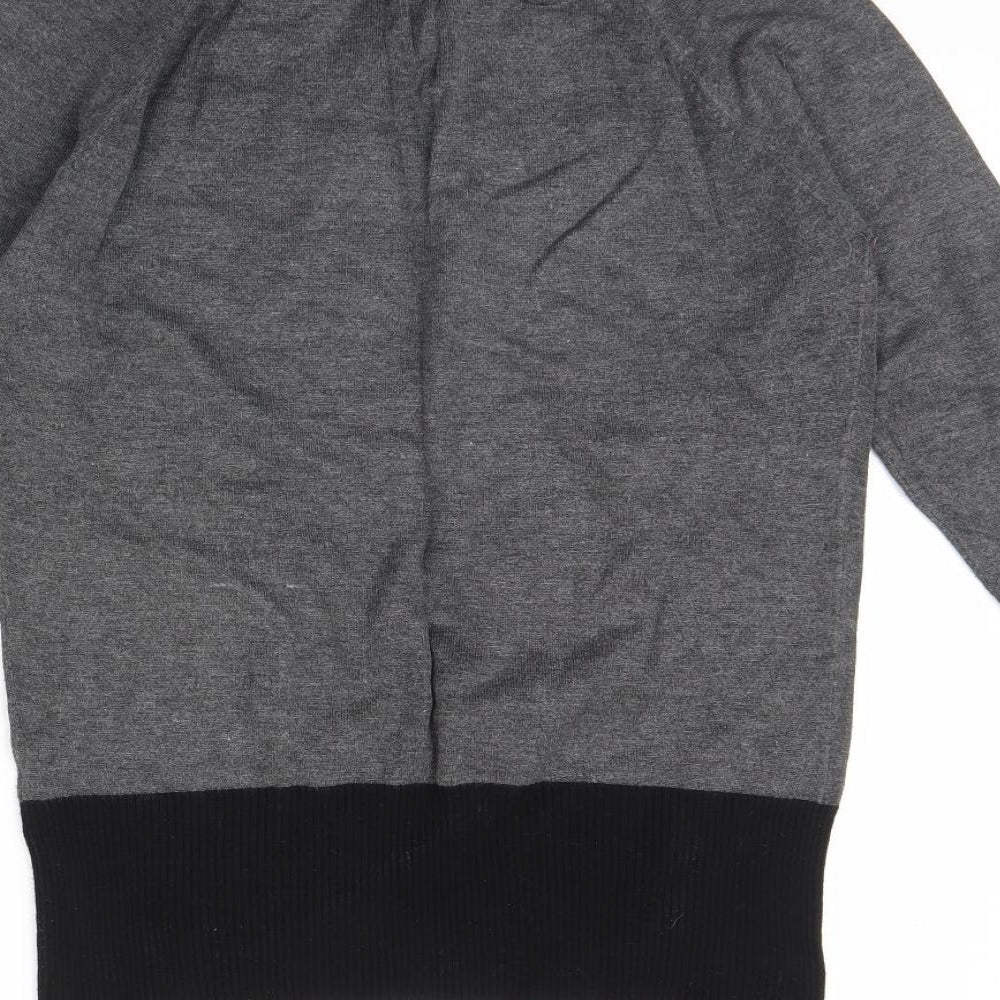 Womens UK Size M M&Co Grey Pullover Jumper