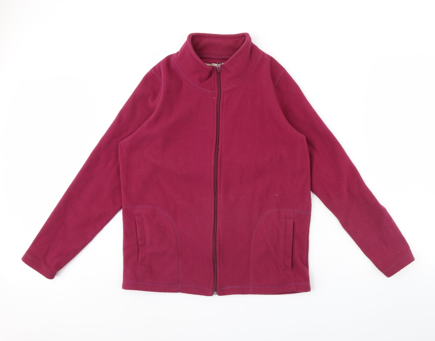 Anthology Womens Pink  Fleece Jacket  Size 12