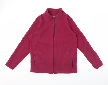 Anthology Womens Pink  Fleece Jacket  Size 12