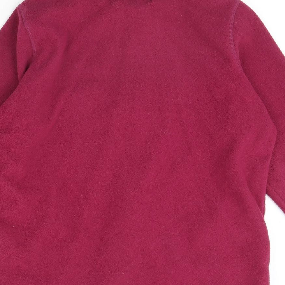 Anthology Womens Pink  Fleece Jacket  Size 12
