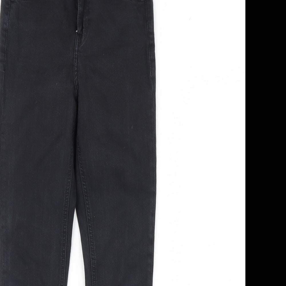 Topshop Womens Black  Denim Skinny Jeans Size 26 L30 in
