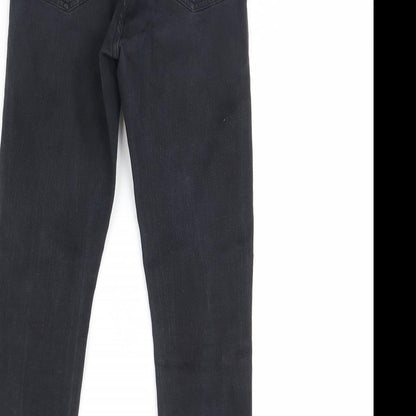 Topshop Womens Black  Denim Skinny Jeans Size 26 L30 in