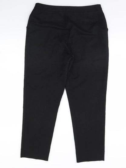 Warehouse Womens Black   Trousers  Size 14 L28 in