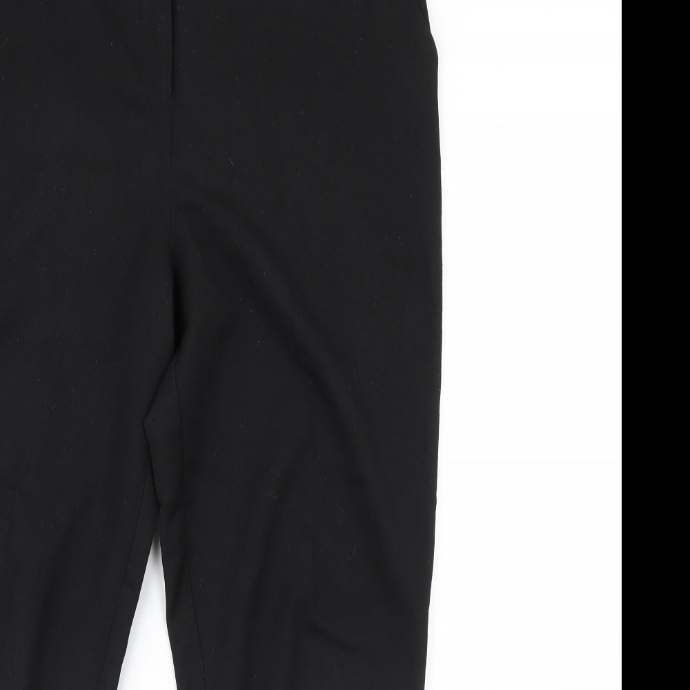 Warehouse Womens Black   Trousers  Size 14 L28 in