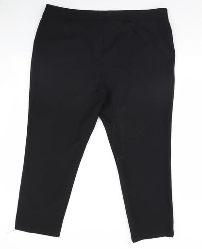 F&F Womens Black   Dress Pants Trousers Size 10 L27 in