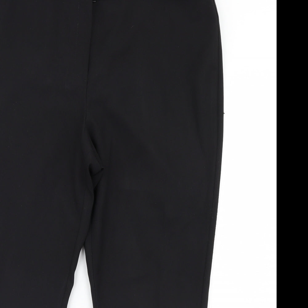 F&F Womens Black   Dress Pants Trousers Size 10 L27 in