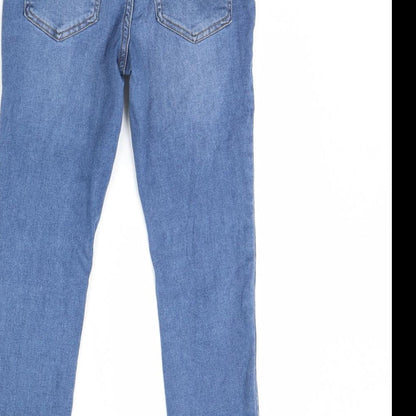 Denim & Co. Womens Blue  Denim Skinny Jeans Size 12 L28 in