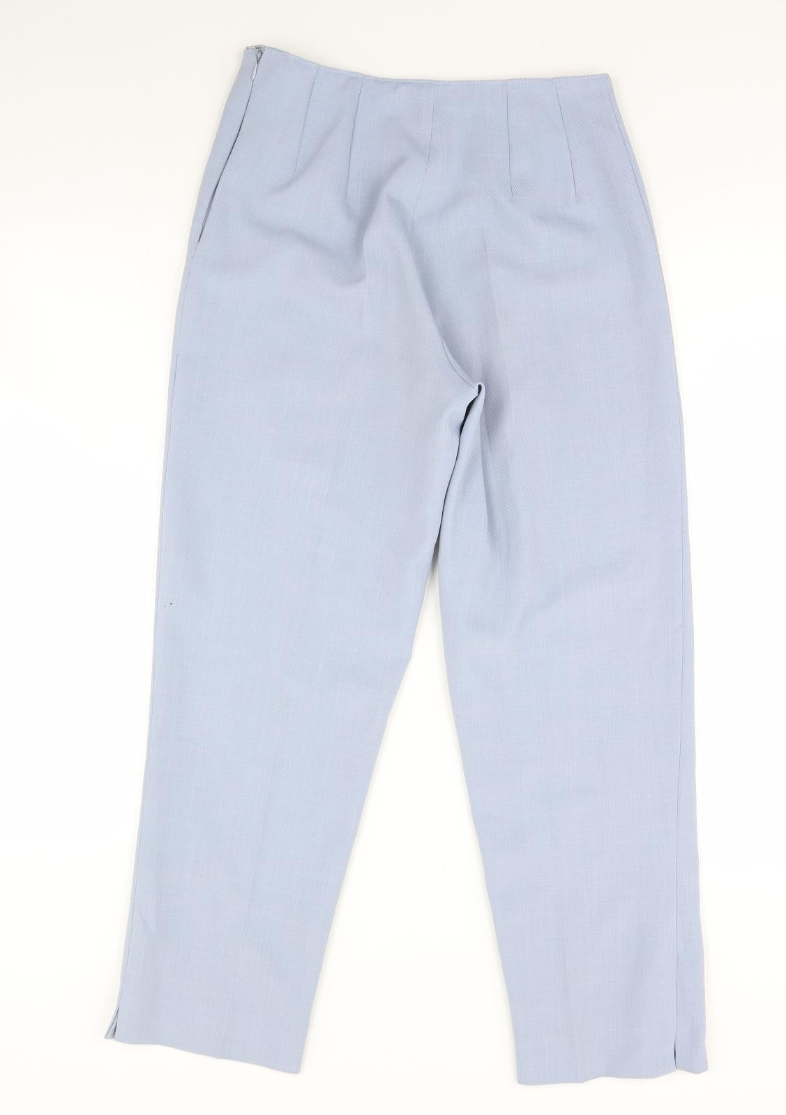 Womens UK Size 28 in Preworn Regular Fit  Blue Trousers
