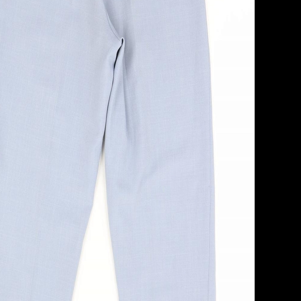 Womens UK Size 28 in Preworn Regular Fit  Blue Trousers