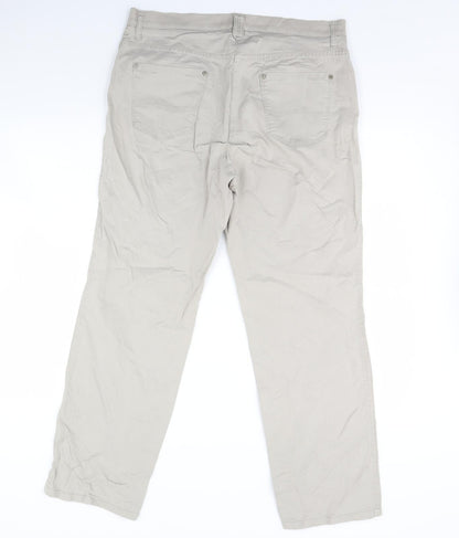 Womens UK Size 34 in Preworn Regular Fit  Ivory Trousers