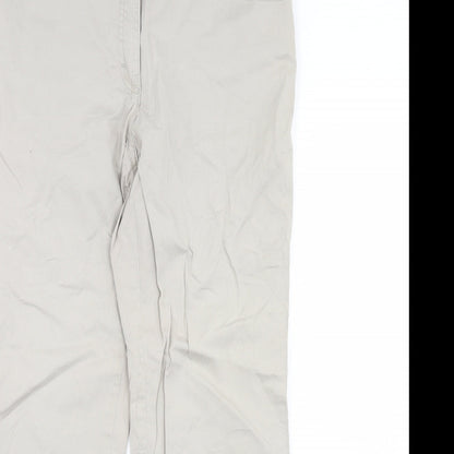 Womens UK Size 34 in Preworn Regular Fit  Ivory Trousers