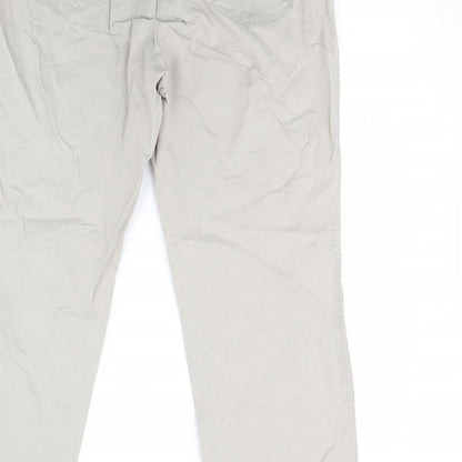 Womens UK Size 34 in Preworn Regular Fit  Ivory Trousers