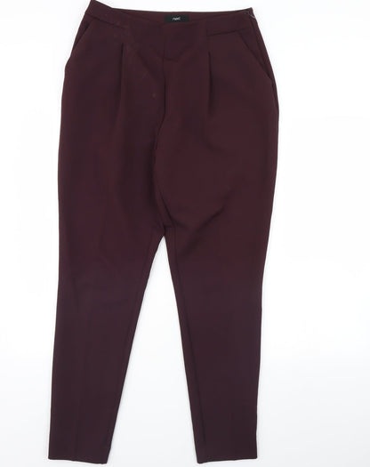 Womens UK Size 12 NEXT Regular Fit  Purple Trousers