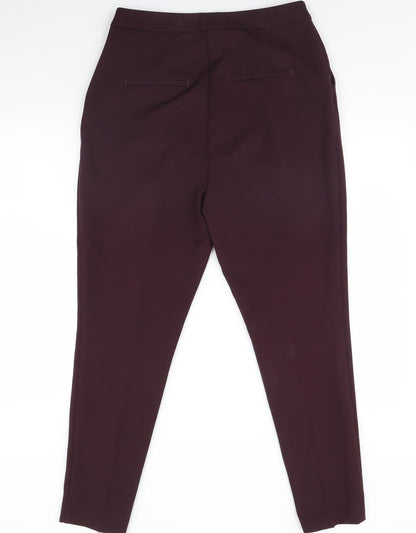 Womens UK Size 12 NEXT Regular Fit  Purple Trousers