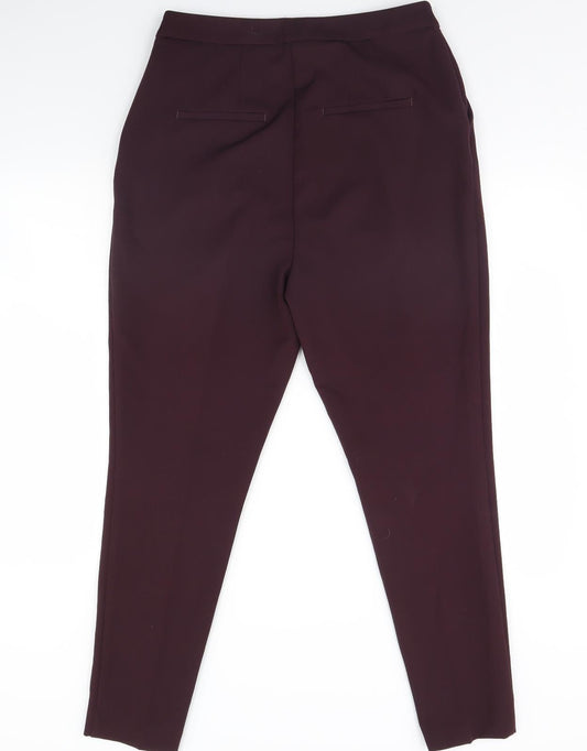 Womens UK Size 12 NEXT Regular Fit  Purple Trousers